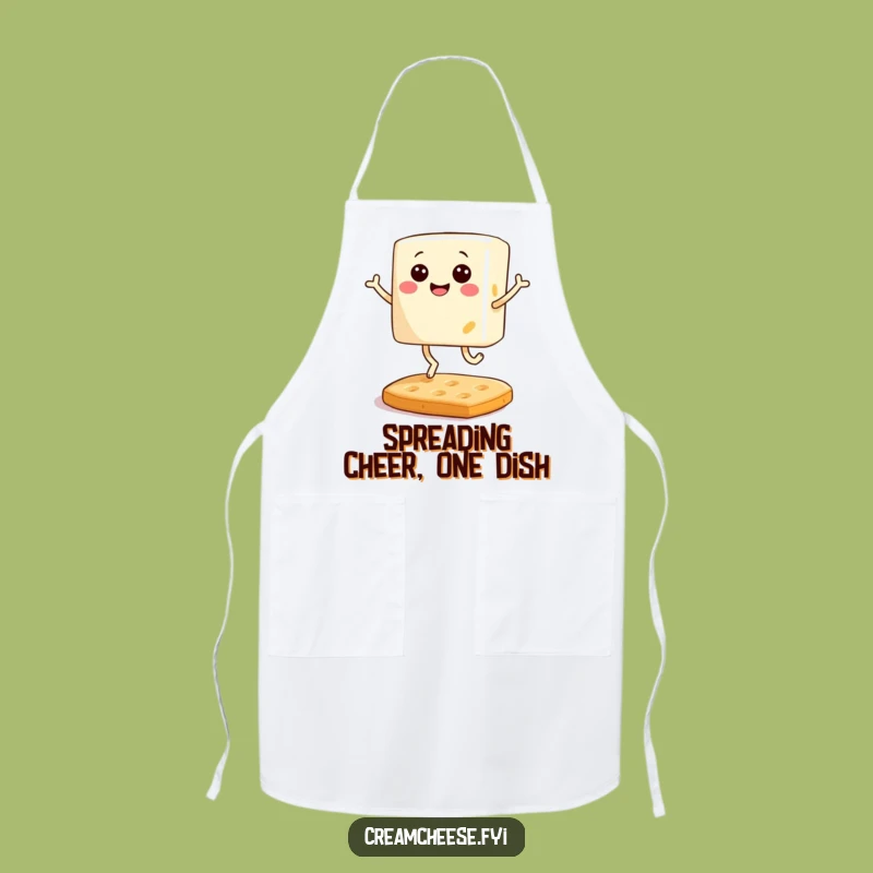 Funny Cream Cheese Apron: Protect Your Clothes with Breakfast Humor