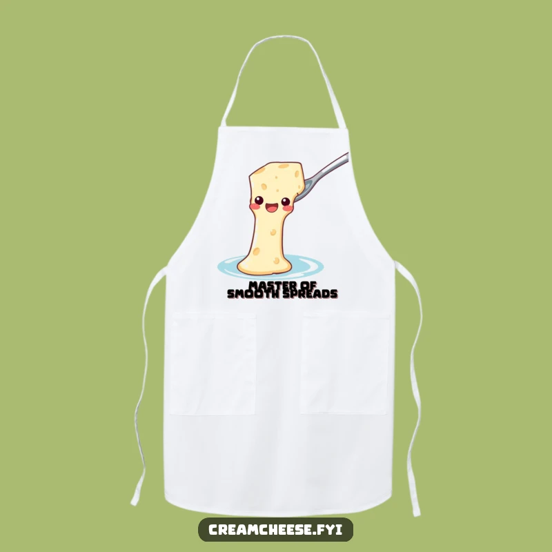 Funny Cream Cheese Waterslide Apron: Cook in Style with Humorous Flair
