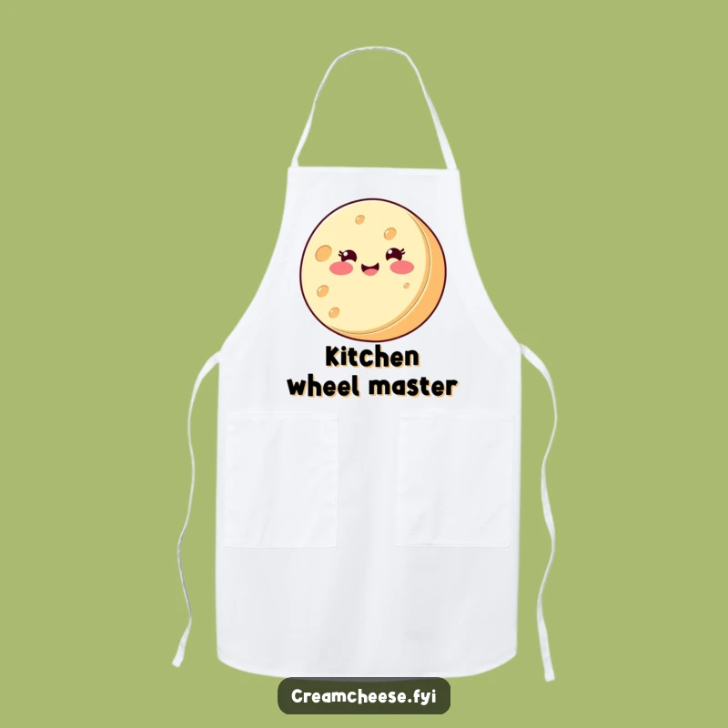 Funny Cream Cheese Chef Apron: Spinning Delight, Hilarious Funny Foodie Gift!