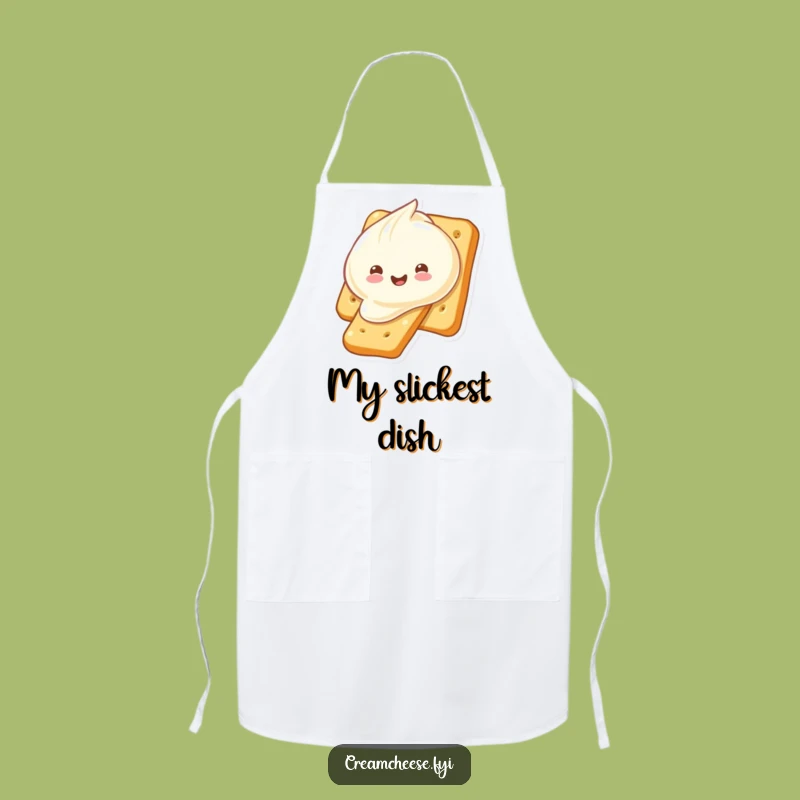 Funny Cream Cheese Cracker Apron: Cook Up Laughs with this Hilarious Kitchen Accessory