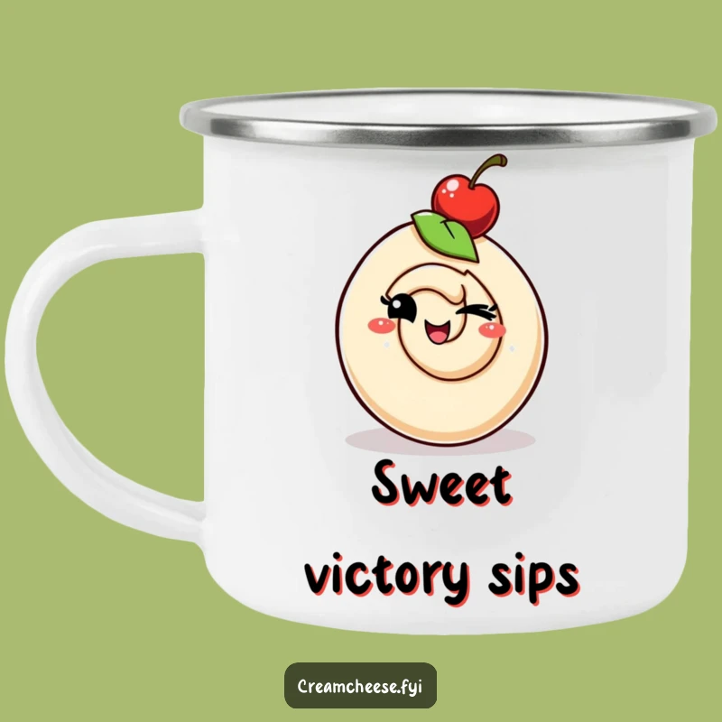 Funny Winking Swirl Camping Mug - Adventure Buddy Funny Gift