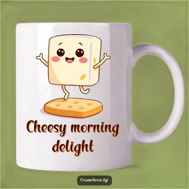 Funny Cream Cheese Mug: Deliciously Humorous Breakfast Gift for Foodies