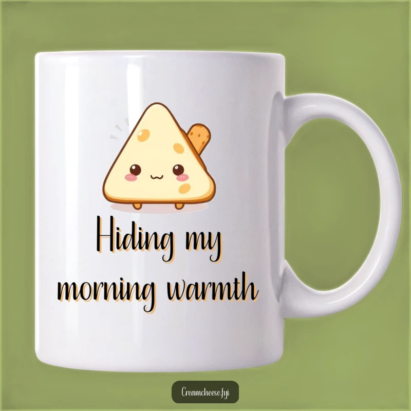 Funny Shy Cream Cheese Mug: A Hilarious Peek for Your Morning Brew