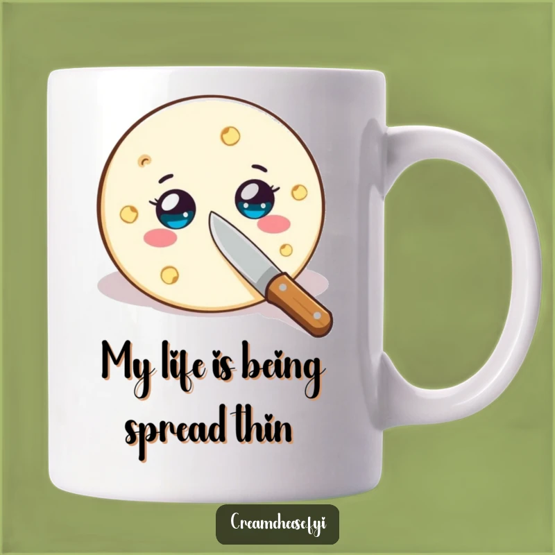 Funny Cream Cheese Slice Mug: A Hilarious Gift for Cheese Lovers and Foodies