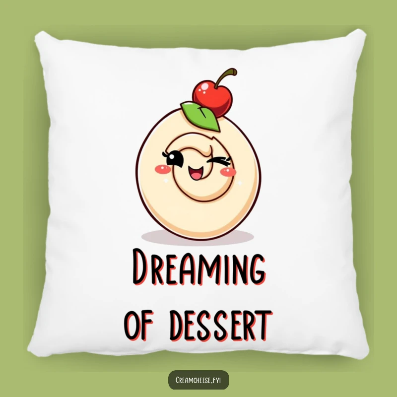 Funny Cream Cheese Swirl Pillow - Cozy Comfort Funny Gift