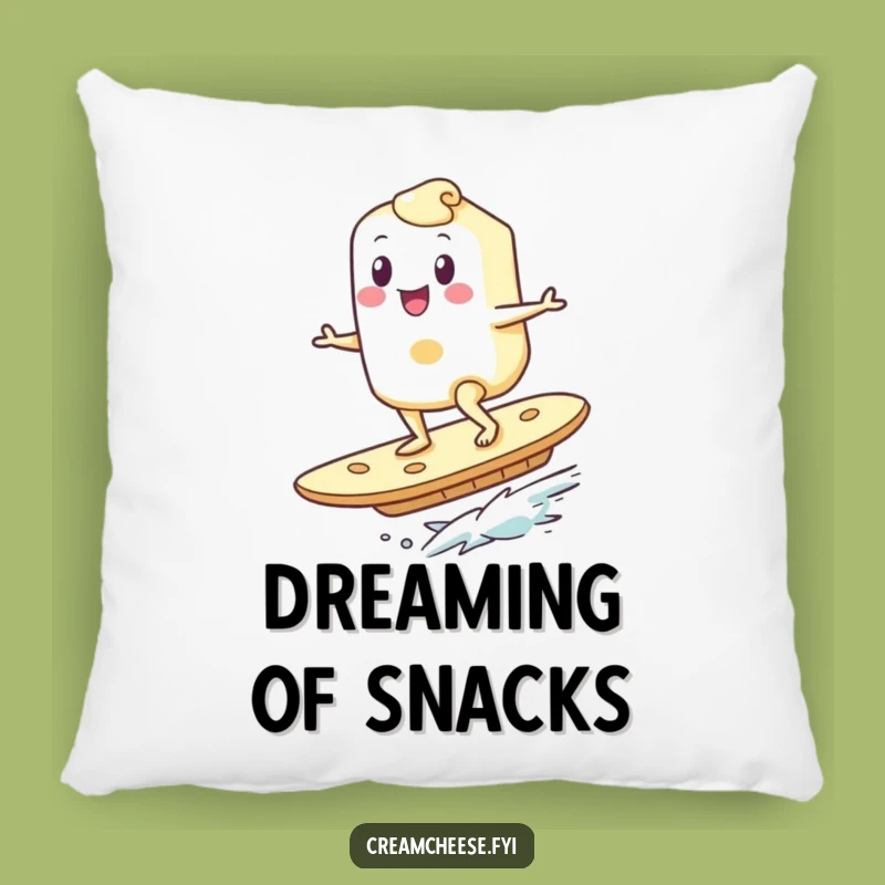Funny Cream Cheese Pillow: Comfy & Hilarious Accent for Kitchens