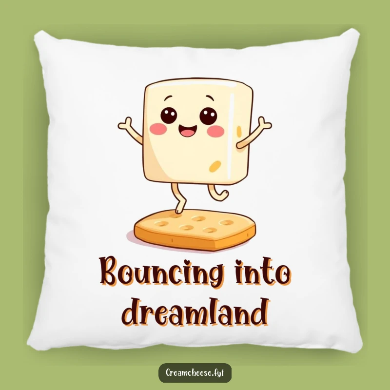 Funny Cream Cheese Pillow: Cozy & Hilarious Decor for Your Kitchen Nook
