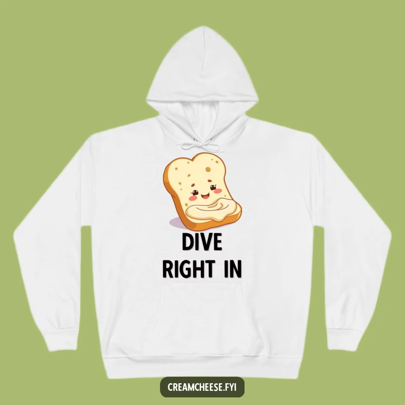 Funny Baguette Cream Cheese Hoodie: Cozy Up with this Hilarious Bread Lover's Wearable