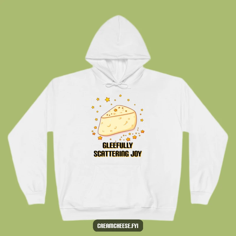 Funny Cream Cheese Stars Hoodie - Cozy & Magical Comfort, Fun Gift