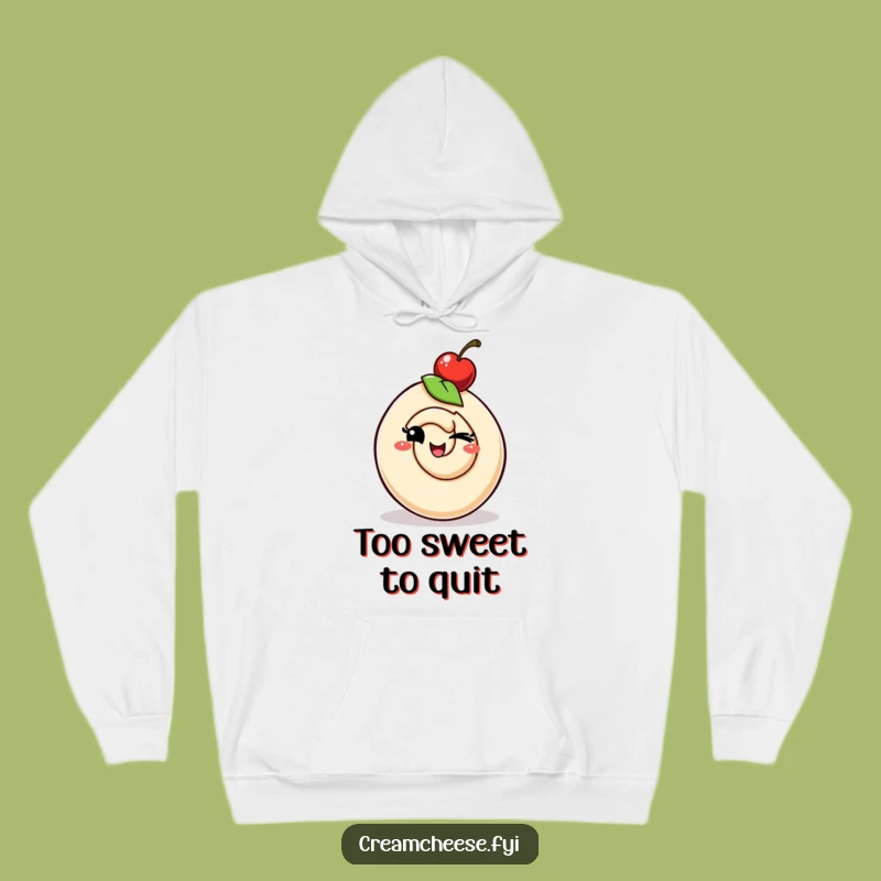 Funny Cream Cheese Wink Hoodie - Cozy & Cheeky Apparel Funny Gift