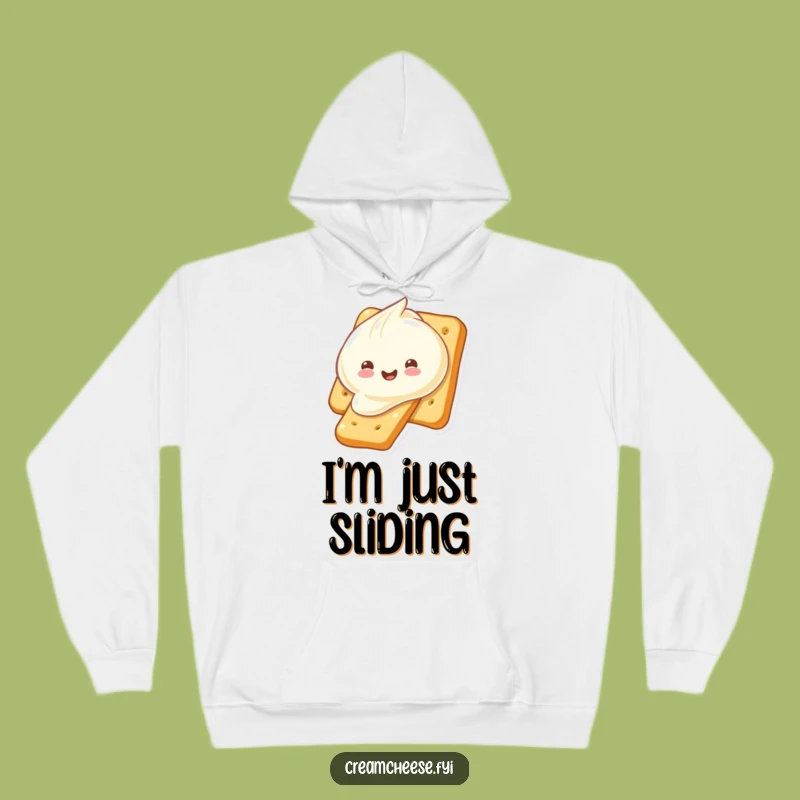 Funny Cream Cheese Cracker Hoodie: Cozy Up with this Hilarious Snack Lover's Wearable