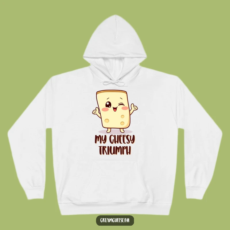 Cozy Funny Cream Cheese Hoodie - The Ultimate Gift for Party Goers