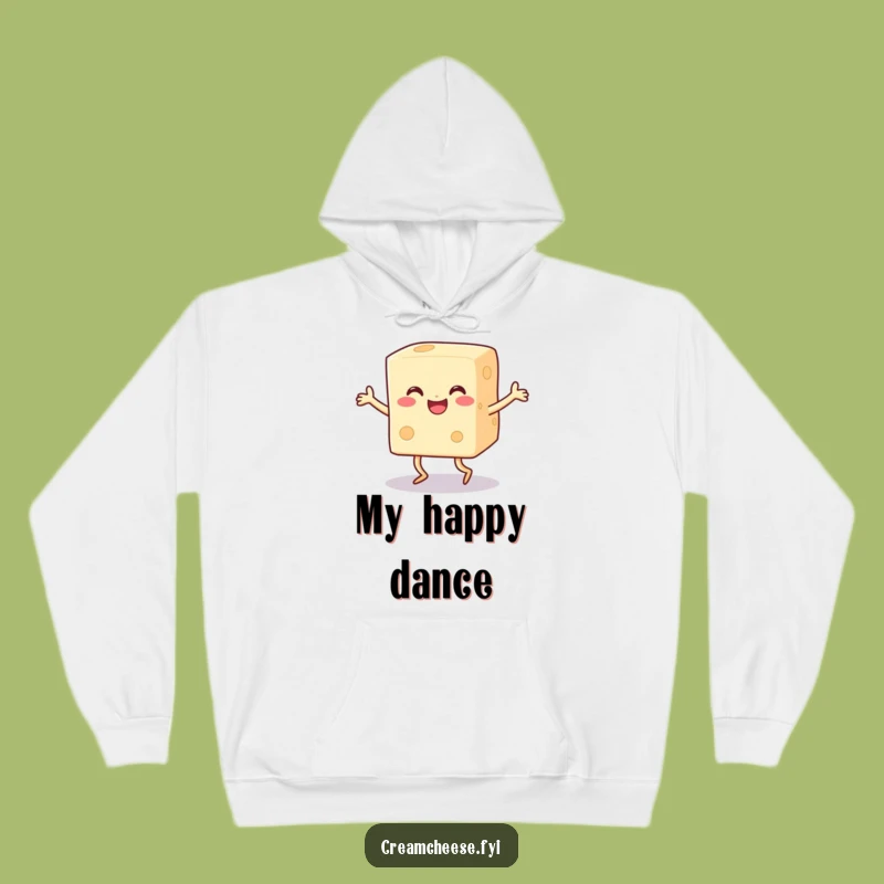 Cozy Funny Cream Cheese Dance Hoodie: Warm Comfort with Cheesy Moves