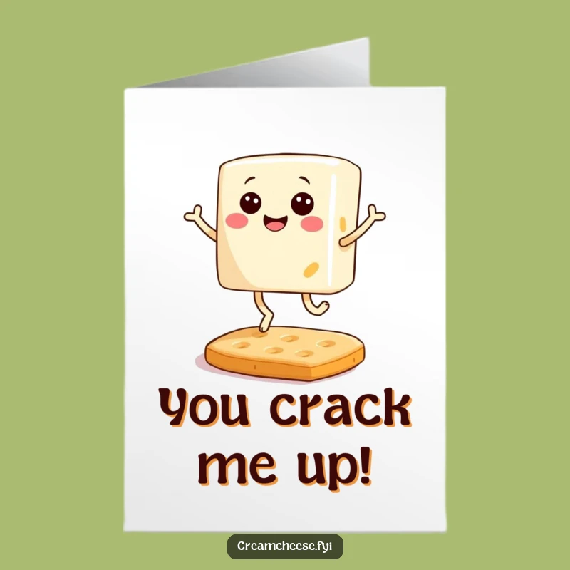 Free Printable Cream Cheese Congratulations Card: Bouncing Cheese, DIY Downloadable Gift!