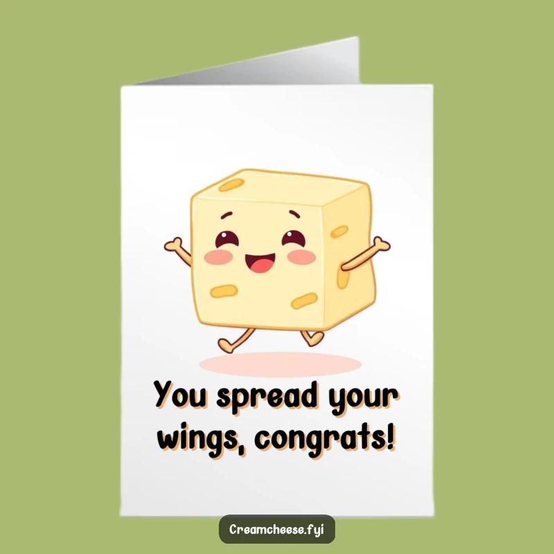 Free Printable Congrats Card: Skipping Cream Cheese for a Funny Downloadable Celebration