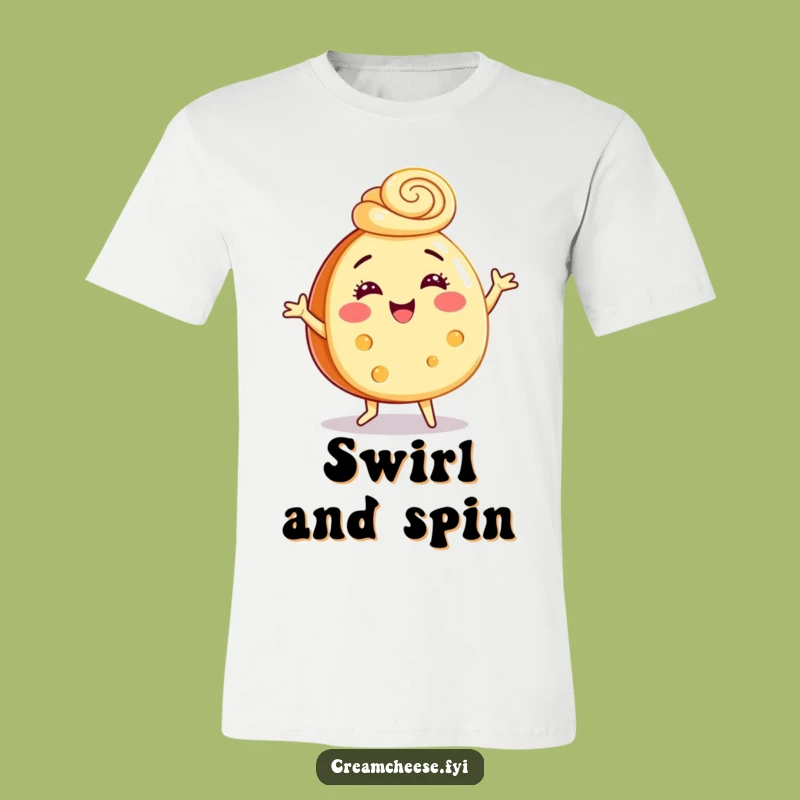 Funny Cream Cheese Dance T-Shirt - Hilarious Cinnamon Hat Tee, Perfect Gift