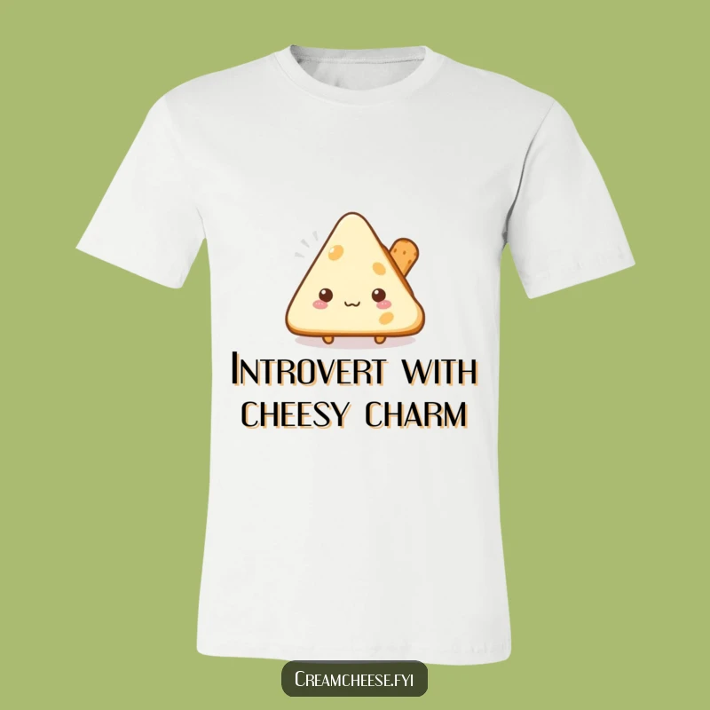 Funny Shy Cream Cheese T-Shirt: Embrace Your Inner Awkwardness